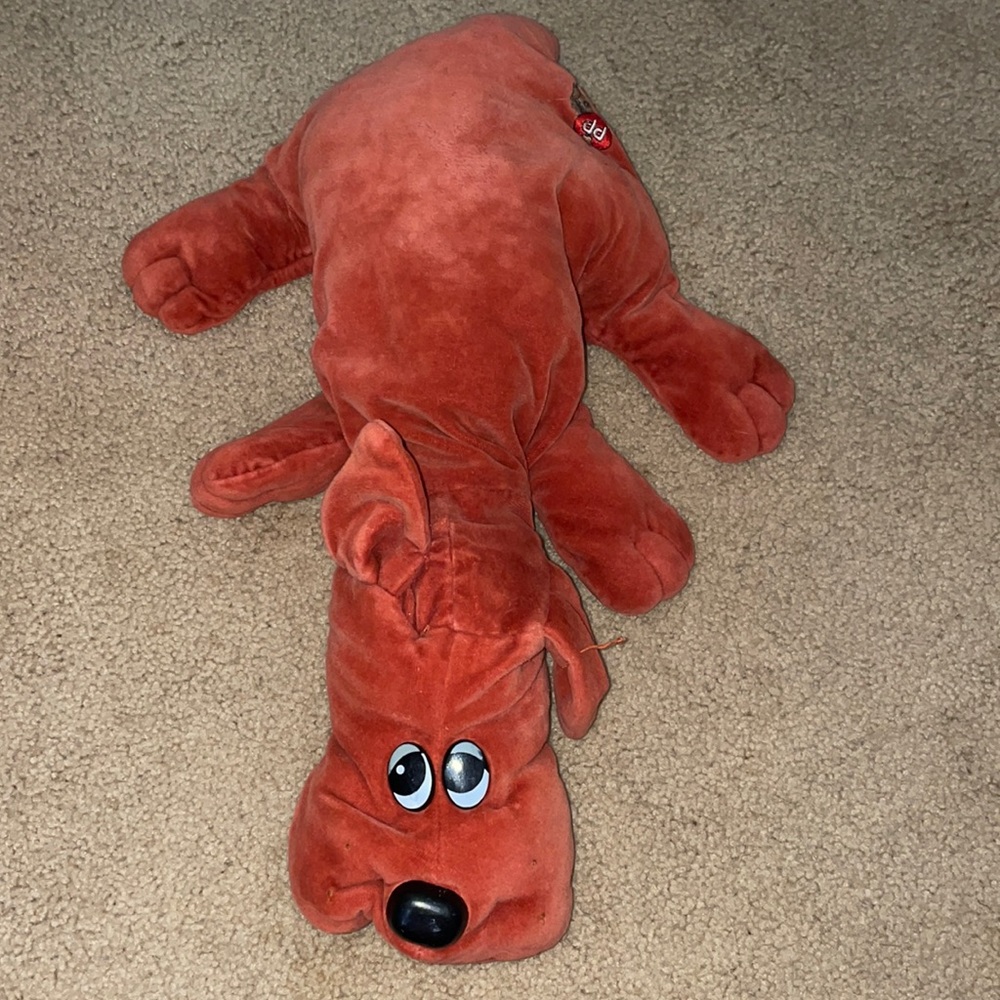 Vintage pound puppy large red